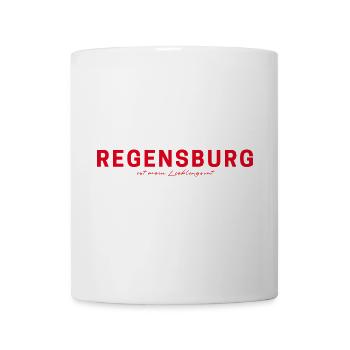 Regensburg T-Shirt – Perfekt für Fans - Tasse - Weiß - Vorne