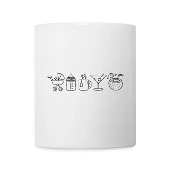 Icon mom life - Mug - white - Front