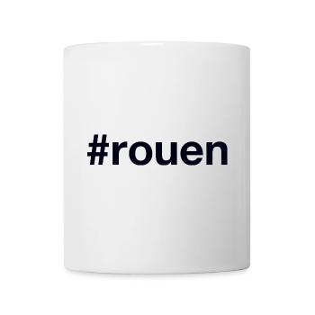 ROUEN Hashtag France - Mug blanc - blanc - Devant