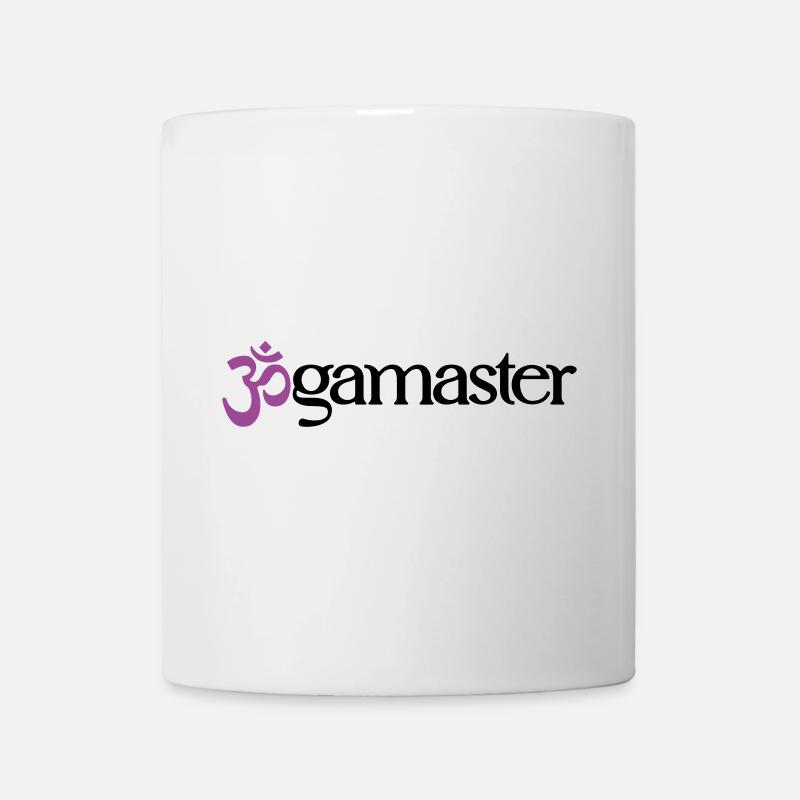 Jogamaster - Typographic OM (3-Color) - Mug - white
