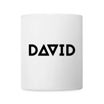 First name David - Mug - white - Front
