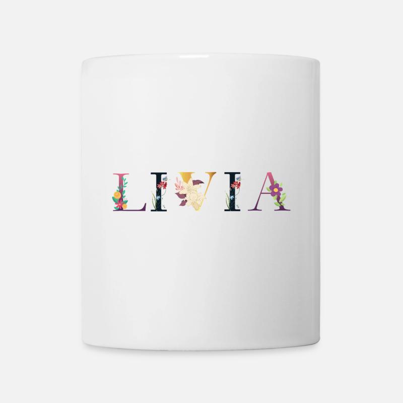 Livia - Mug blanc - blanc