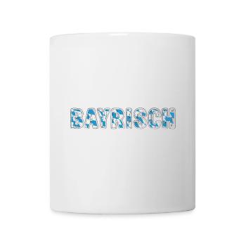 BAYRISCH Schrifzug Logo Bayern - Mug - white - Front