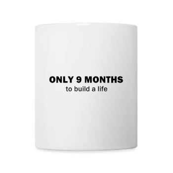 Motif géométrique aux couleurs vives - Mug blanc - blanc - Devant