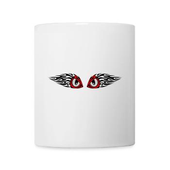 tribal eyes - Tasse - Weiß - Vorne