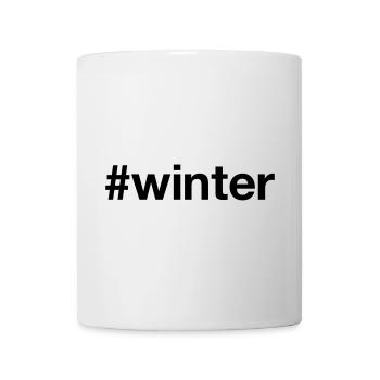 HIVER Hashtag Sports d’hiver Noël - Mug blanc - blanc - Devant