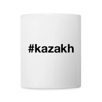KAZAKH Hashtag Kazakh Kazakhstan - Mug blanc - blanc - Devant