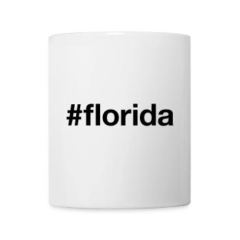 FLORIDE Hashtag - Mug blanc - blanc - Devant