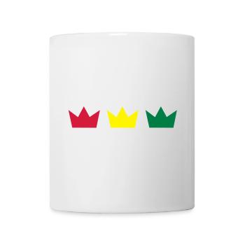 Couronnes rasta - Mug blanc - blanc - Devant