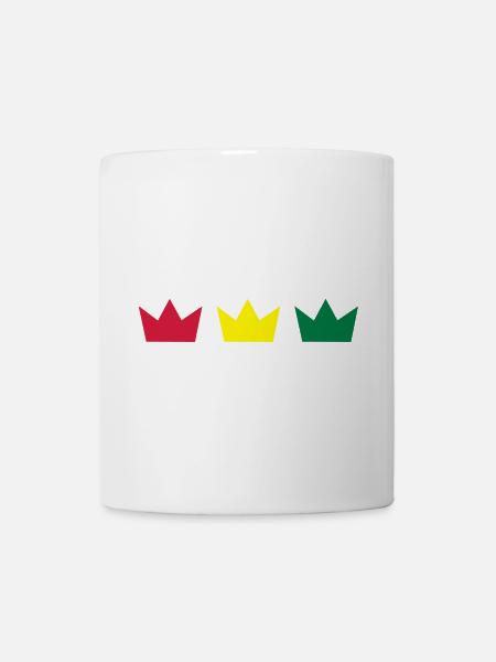 Rasta farben - Tasse - Weiß
