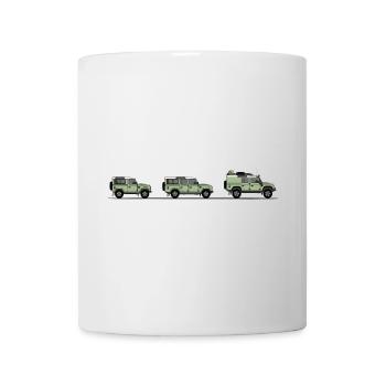 Défenseur - 90, 110 et offroad - Mug blanc - blanc - Devant