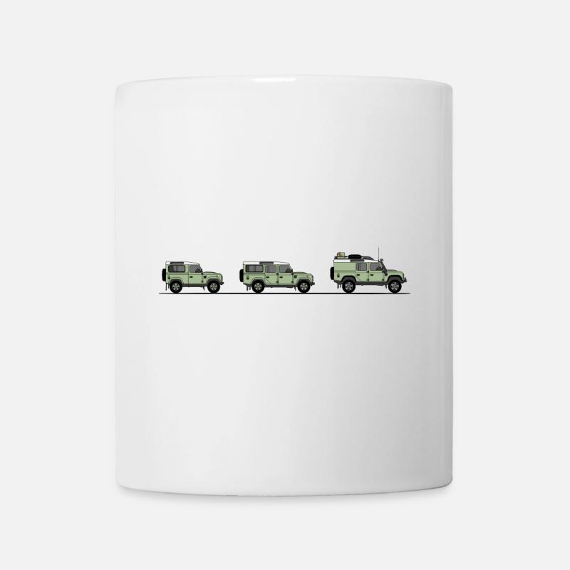 Defender - 90, 110 and offroad - Mug - white