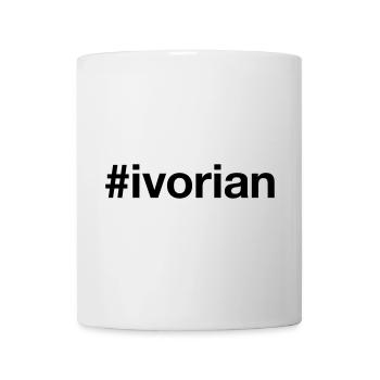 IVORIAN Hashtag Côte d'Ivoire - Mug - white - Front