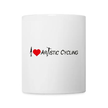 Kunstrad, Kunstradfahren, Hallenradsport, I Love  - Tasse - Weiß - Vorne