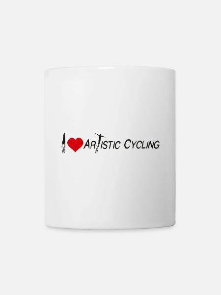 Artistic Cycling, Artistic Cycling, Indoor Cycling, I Love - Mug - white