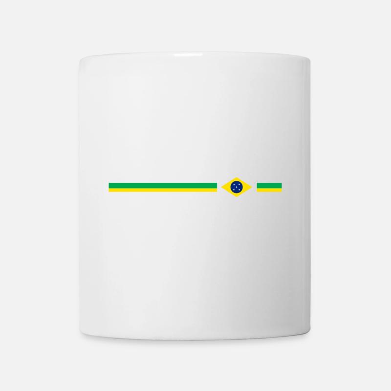 Brazil Design logo - Mug blanc - blanc