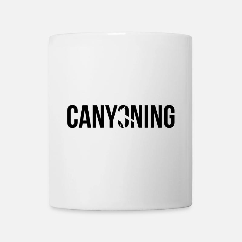 canyoning - Tasse - Weiß
