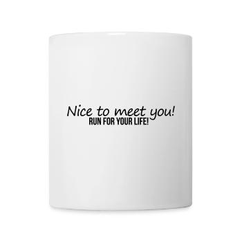 Nice To Meet You - Mug blanc - blanc - Devant