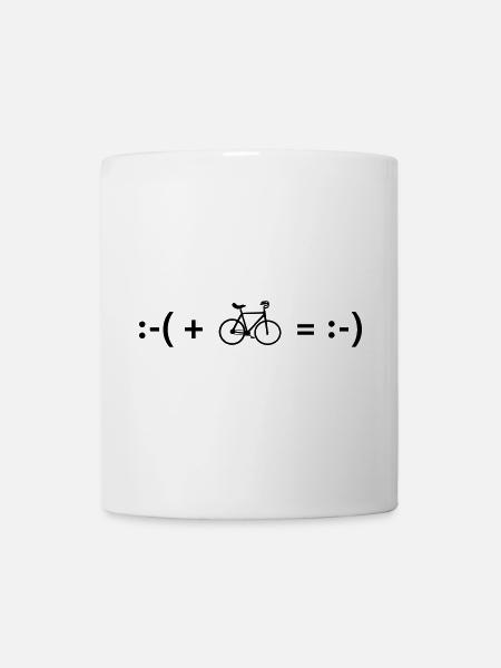 Kunstrad, Kunstradfahren, Hallenradsport - Tasse - Weiß