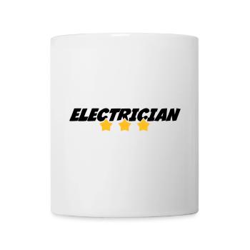 Electricien / Electricité / Travail / Métier / Job - Mug blanc - blanc - Devant