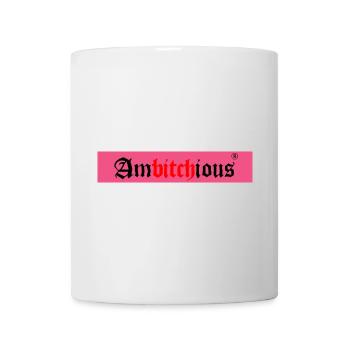Powerful Woman Logo with Bold Writing - Mug - white - Front