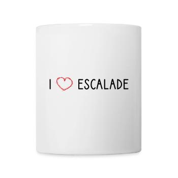 I love climbing. escalation. Climb. Climbing. sport - Mug - white - Front