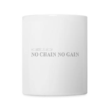 No Chain No Gain - Mug - white - Front