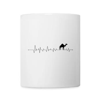 Heartbeat camel - Mug - white - Front
