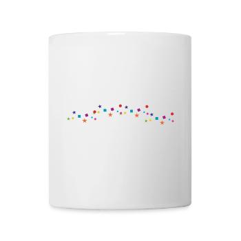 Star Confetti Colorful Party Carnival Birthday - Mug - white - Front