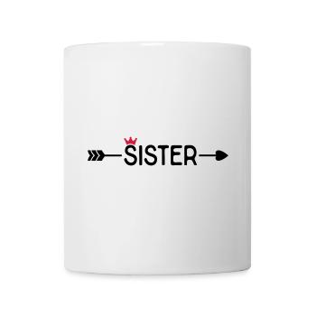 Schwester - Tasse - Weiß - Vorne