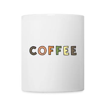 Café - Mug blanc - blanc - Devant