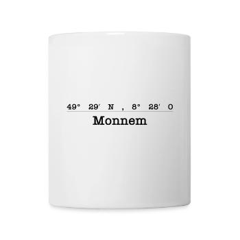 Coordinates Mannheim Monnem - Mug - white - Front