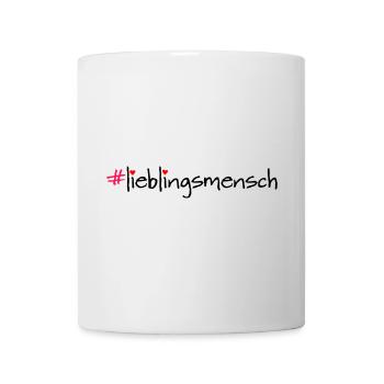 #lieblingsmensch - Tasse - Weiß - Vorne