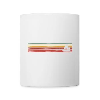 Segelboot Segeln Segler Vintage Retro - Tasse - Weiß - Vorne
