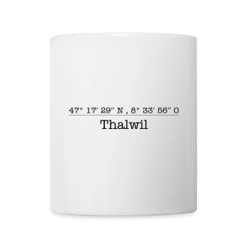 Coordinates Thalwil Zurich - Mug - white - Front
