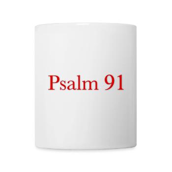 NEW Psalm 91 (Red) - Mug - white - Front