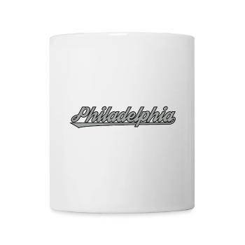 Philadelphia Vintage Lettering - Mug - white - Front