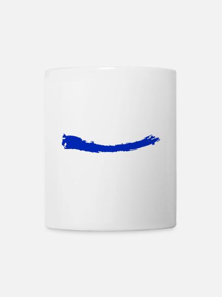 Pinsel | Brush | bleu - Tasse - Weiß