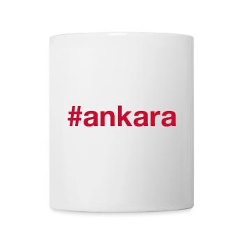 ANKARA Turkey Türkei Hashtag - Tasse - Weiß - Vorne