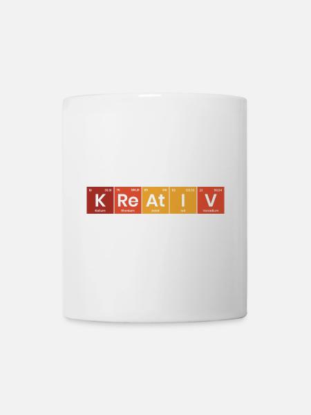 Periodensystem Kreativ - Tasse - Weiß