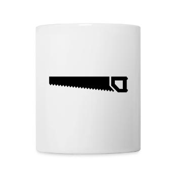Scie - Mug blanc - blanc - Devant
