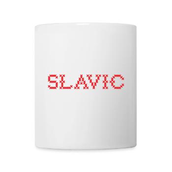 SLAVE Folk Slawisch - Mug blanc - blanc - Devant