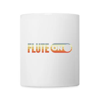 Flûte sur flûte - Mug blanc - blanc - Devant