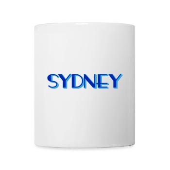 Lettrage Sydney – Design urbain moderne - Mug blanc - blanc - Devant