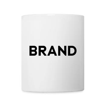 BRAND Design, Marken, Type, Typografie, Statement - Tasse - Weiß - Vorne