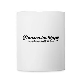 Flausen im Kopf - Tasse - Weiß - Vorne