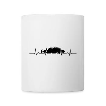 Herzschlag-U-Boot - Tasse - Weiß - Vorne