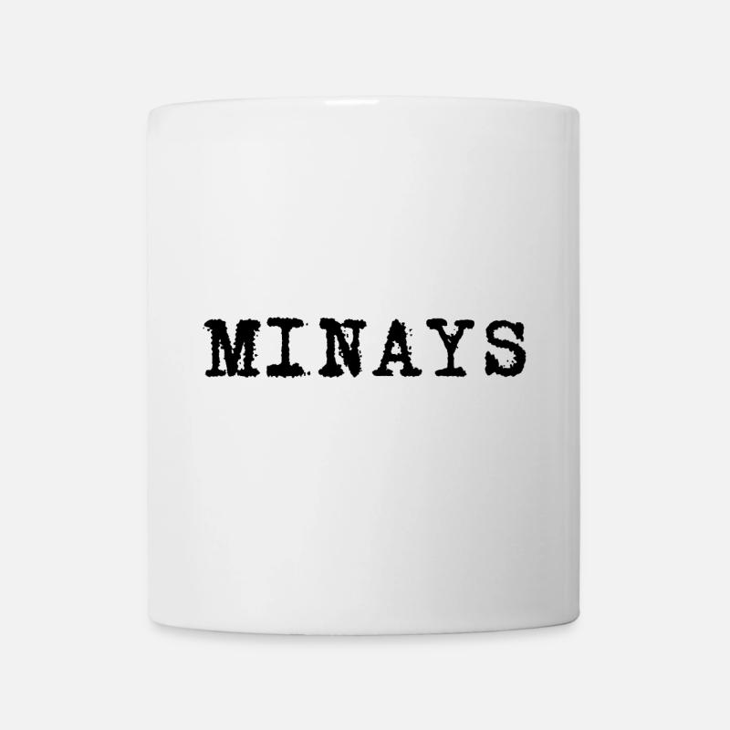 Logo Minays - Tasse - Weiß