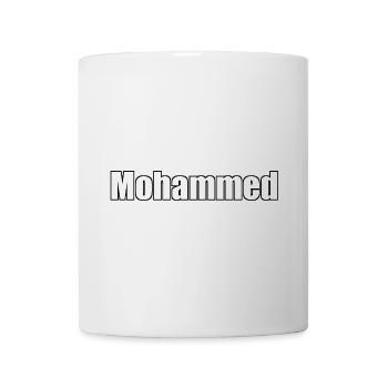 Muhammad - (Menschenname) - Tasse - Weiß - Vorne