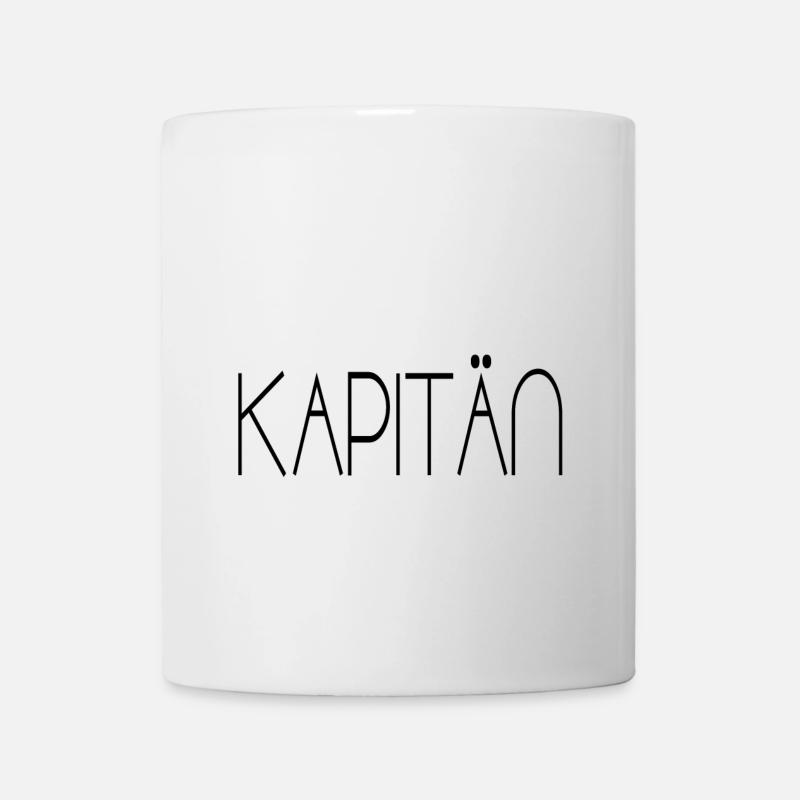 Kapitän - Tasse - Weiß